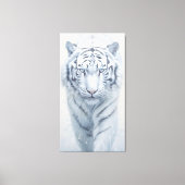 Witte tijger canvas afdruk (Voorkant)
