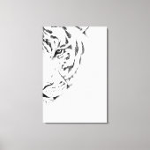witte tijger canvas afdruk (Voorkant)