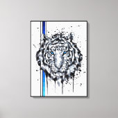 Witte tijger canvas afdruk (Voorkant)
