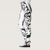 Witte tijger Cartoon Leggings (Links)