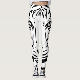 Witte tijger Cartoon Leggings