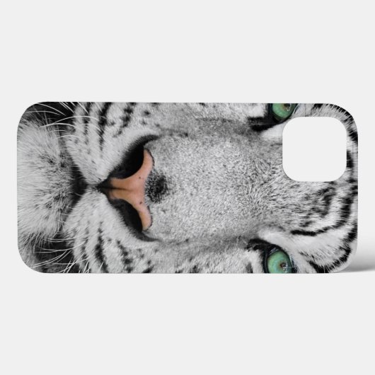 Witte tijger Case-Mate iPhone case (Achterkant (horizontaal))