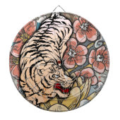 Witte tijger dartbord (Voorkant)