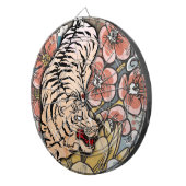 Witte tijger dartbord (Voorkant Rechts)