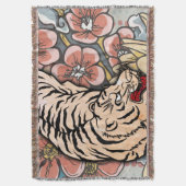 Witte tijger deken (Voorkant Verticaal)