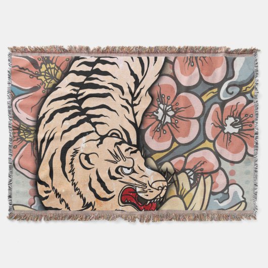 Witte tijger deken (Voorkant)