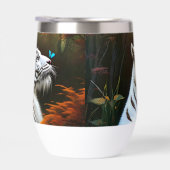 Witte tijger die liefdevolle momenten, (Rechts)