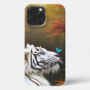 Witte tijger die liefdevolle momenten, iPhone Case iPhone 13 Pro Max Hoesje