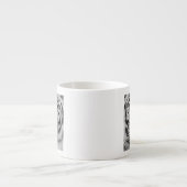 Witte tijger espresso kop (Voorkant)