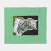 Witte tijger fleece deken (Voorkant (Horizontaal))