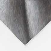 Witte tijger fleece deken (Hoek)