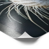 Witte tijger foto afdruk (Hoek)