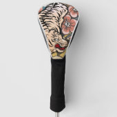Witte tijger golfheadcover (Voorkant)