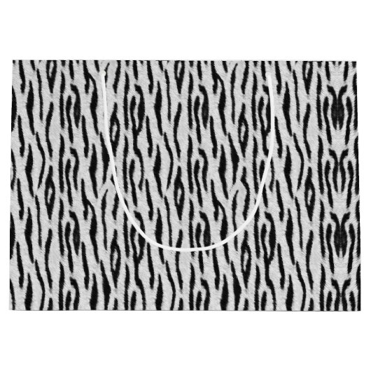 Witte tijger groot cadeauzakje (Voorkant)