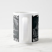 Witte tijger grote koffiekop (Achterkant)