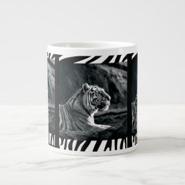Witte tijger grote koffiekop