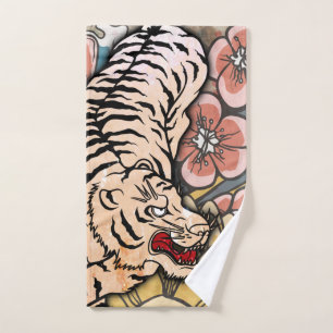 Witte tijger handdoek