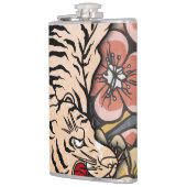 Witte tijger heupfles (Links)