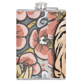 Witte tijger heupfles (Achterkant)