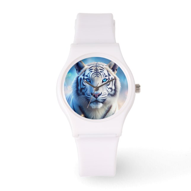 Witte tijger horloge (Voorkant)