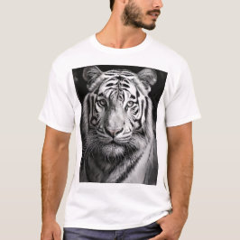 Witte Tijger Houtskool T-shirt