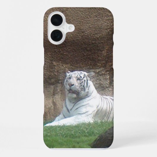 Witte Tijger iPhone Hoesje (Achterkant)