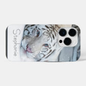 Witte Tijger iPhone Hoesje (Achterkant horizontaal)