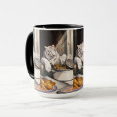 Witte Tijger Keuken Moment Mok (Voorkant links)