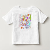 Witte tijger kinder shirts (Voorkant)