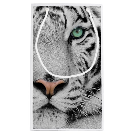 Witte tijger klein cadeauzakje (Achterkant)