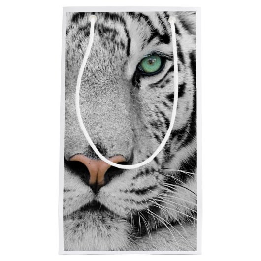 Witte tijger klein cadeauzakje (Voorkant)