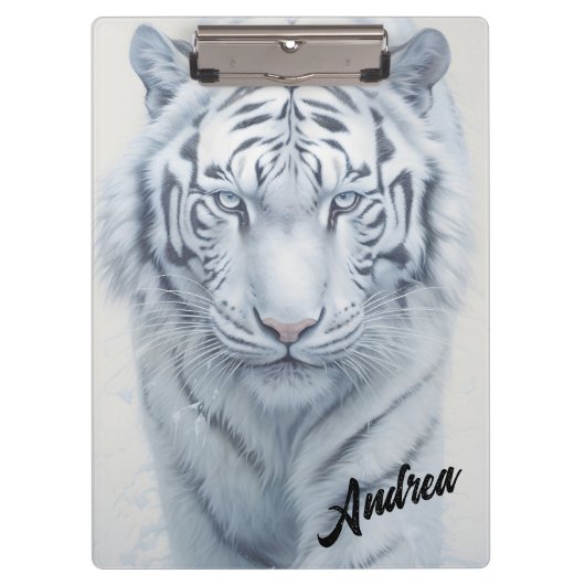 Witte tijger klembord (Voorkant)