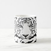 Witte tijger koffie mok (Center)