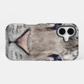 Witte Tijger Kop Wilde Dieren Esthetiek iPhone 16 Hoesje (Achterkant horizontaal)