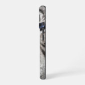 Witte Tijger Kop Wilde Dieren Esthetiek iPhone 16 Hoesje (Linkerkant)