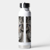 Witte Tijger Kop Wilde Schoonheid Esthetiek Waterfles (Links)