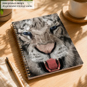 Witte Tijger Kop Wilde Schoonheid Planner