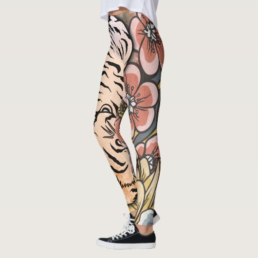 Witte tijger leggings (Links)