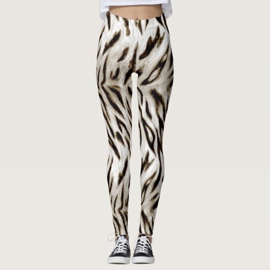 Witte tijger leggings (Voorkant)