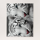 Witte Tijger Legpuzzel (Verticaal)