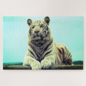 Witte tijger legpuzzel (Horizontaal)