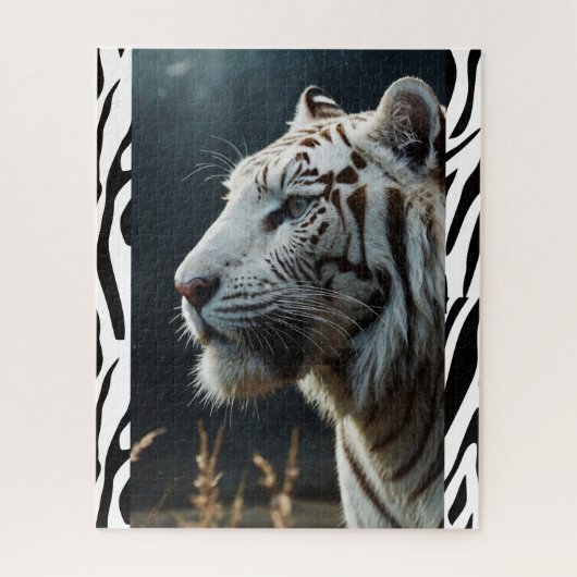 Witte tijger legpuzzel (Verticaal)