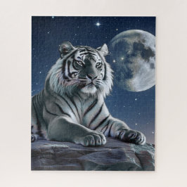 Witte tijger legpuzzel