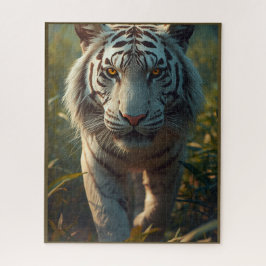 Witte tijger legpuzzel