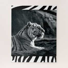 Witte tijger legpuzzel