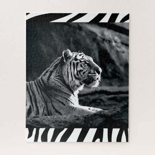 Witte tijger legpuzzel (Verticaal)