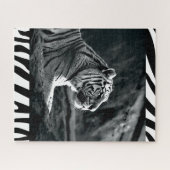 Witte tijger legpuzzel (Horizontaal)