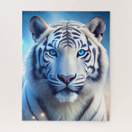 Witte tijger legpuzzel