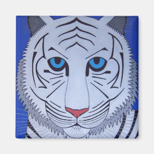 Witte Tijger Magneet! Magneet