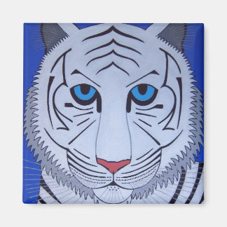 Witte Tijger Magneet! Magneet